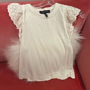 BCBGMaxazria Cream Top